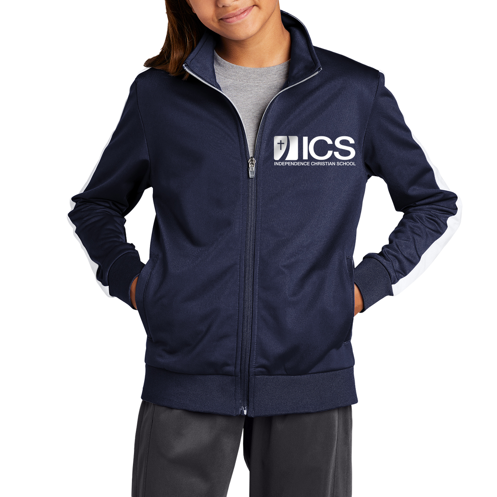 ICS Tricot Sleeve Stripe Track Jacket