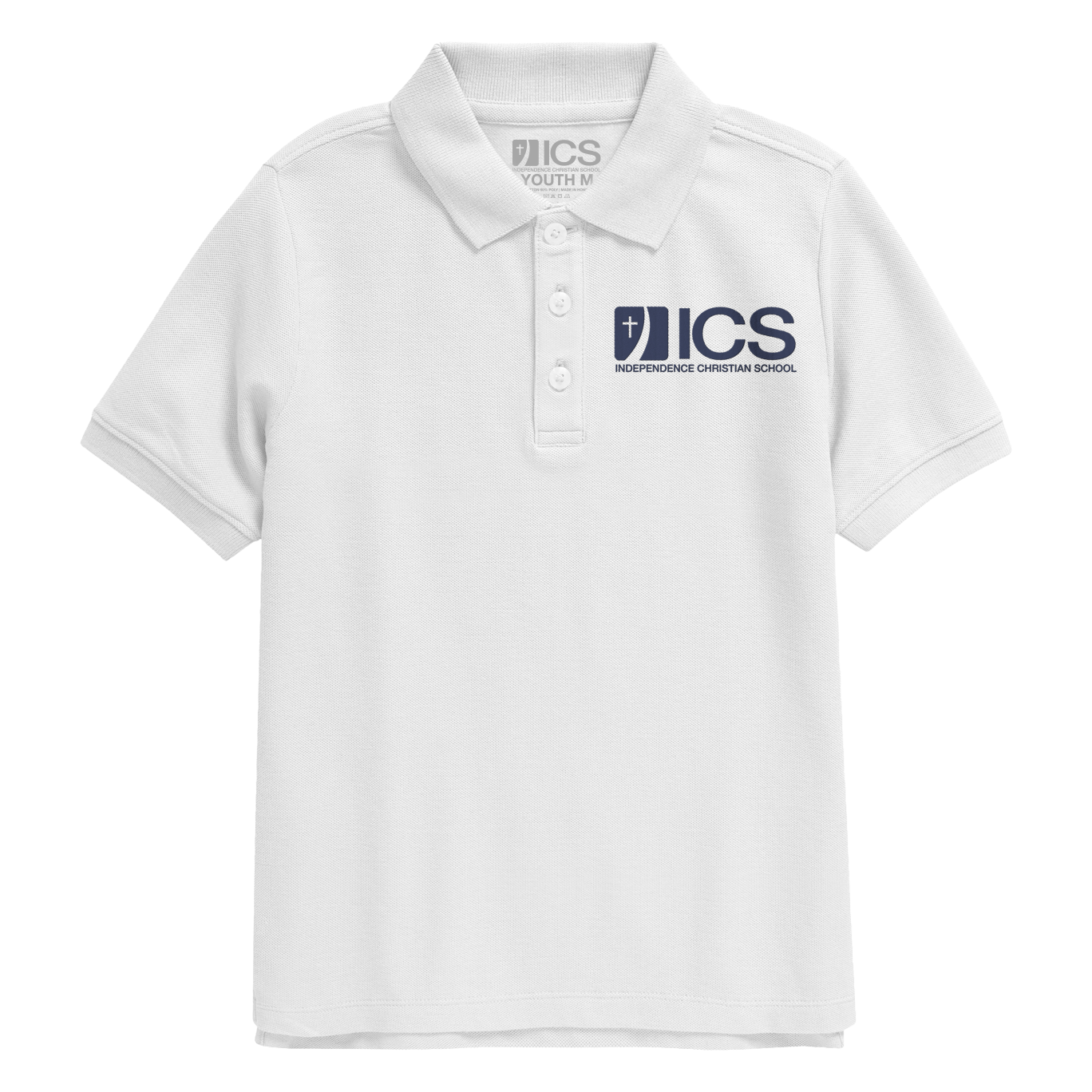 ICS White Polo – ICS Schools
