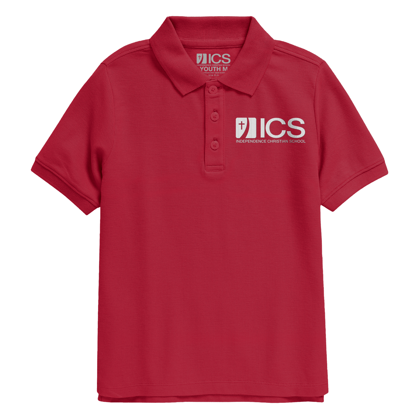 ICS Red Polo