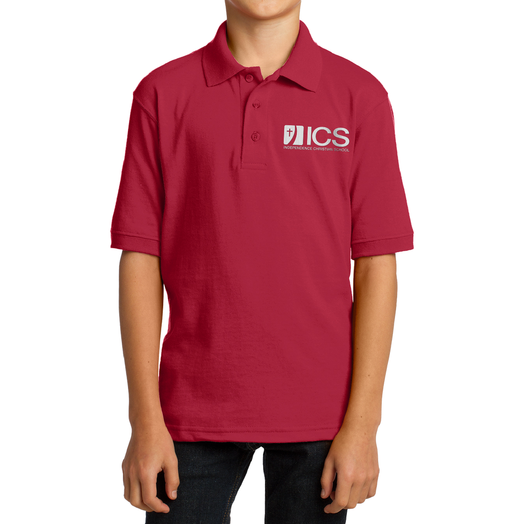 ICS Red Polo