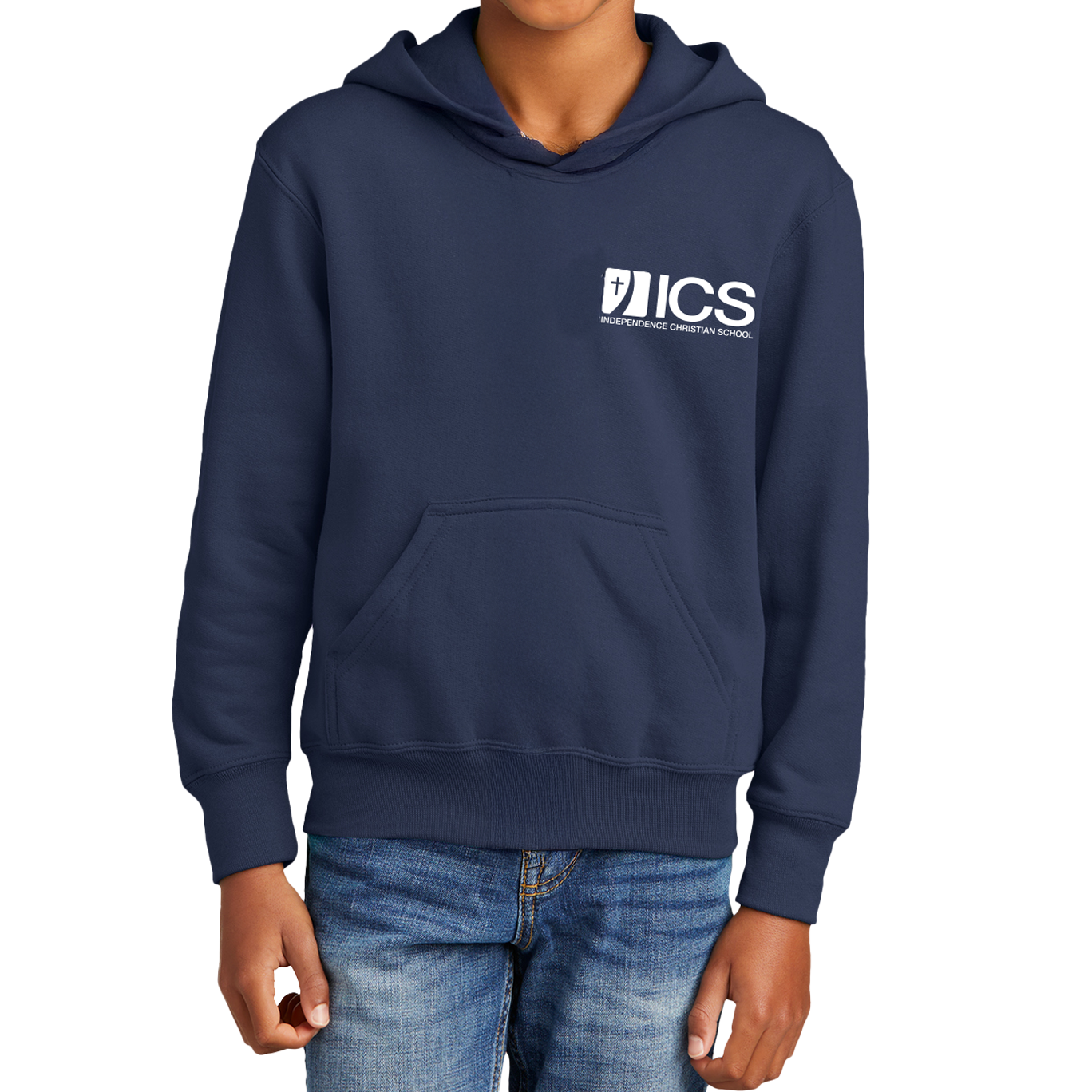 ICS Fleece Pullover Hooded Sweatshirt