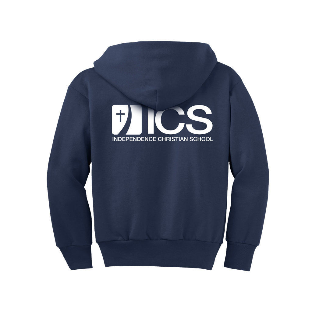ICS Fleece Full Zip Hooded Sweatshirt