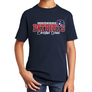 ICS PATRIOTS Adult Navy Tee ITS32-8045Xa