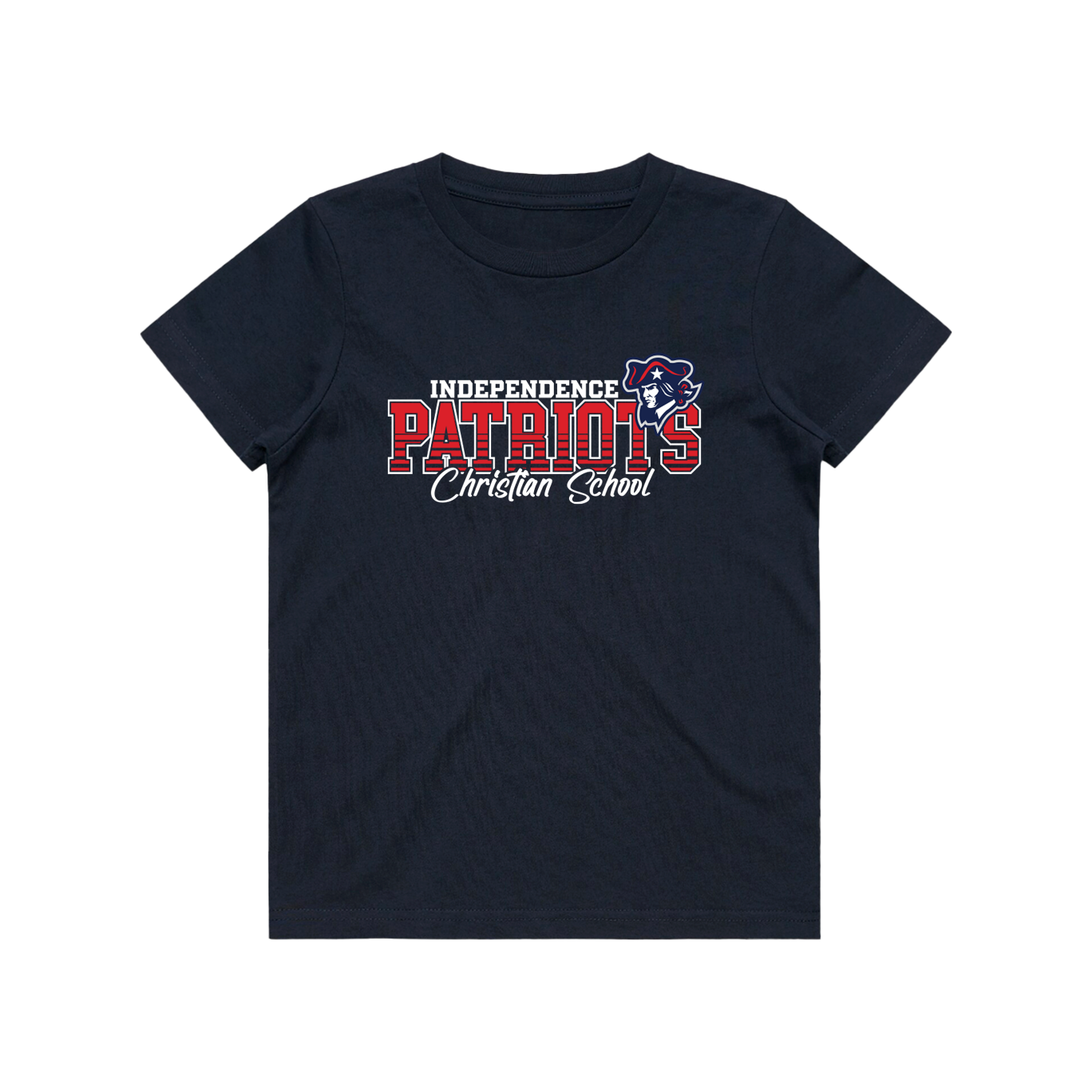 ICS PATRIOTS Youth Navy Tee ITS32-8045Xb