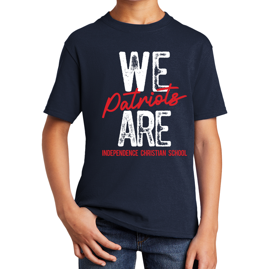 WE ARE Patriots, Adult Navy Tee ITS32-8047Xa