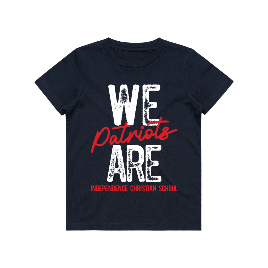 WE ARE Patriots, Youth Navy Tee ITS32-8047Xb