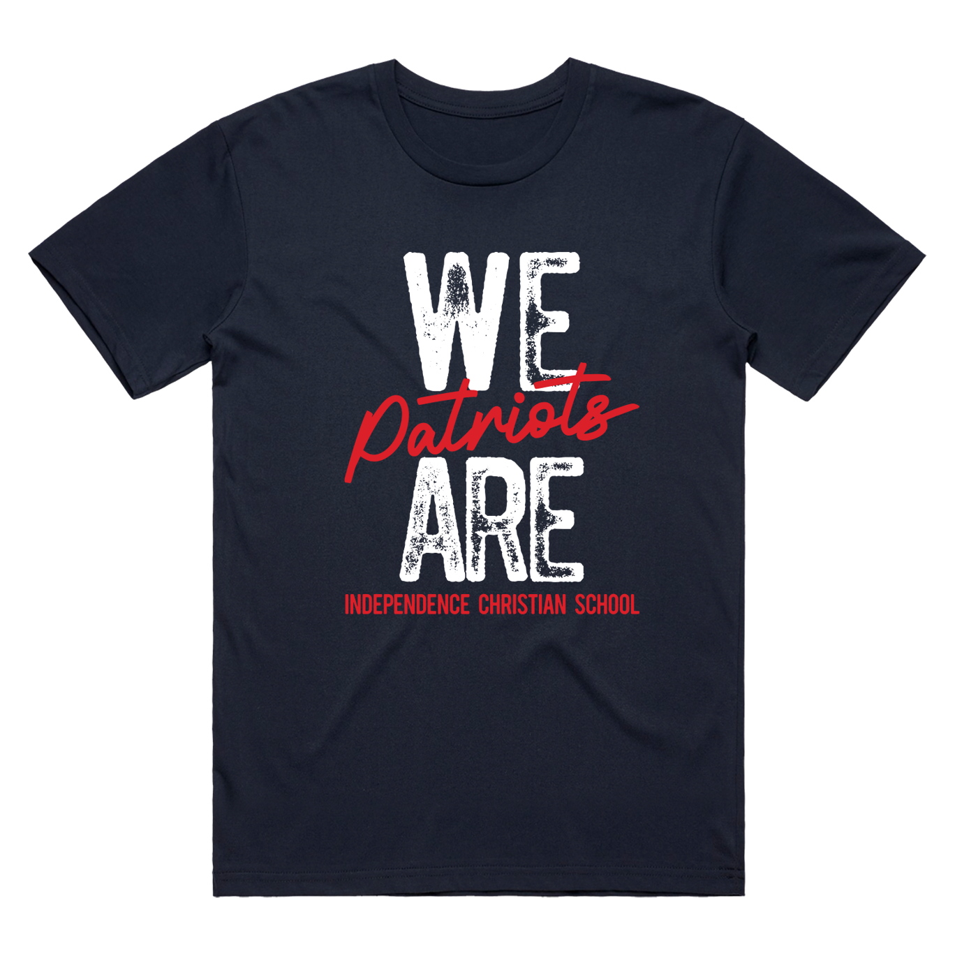 WE ARE Patriots, Adult Navy Tee ITS32-8047Xc