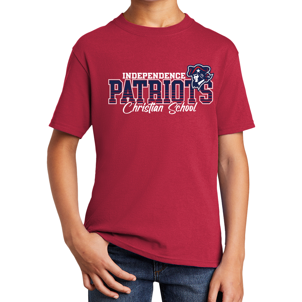 ICS PATRIOTS Adult Red Tee ITS40-8046Xa