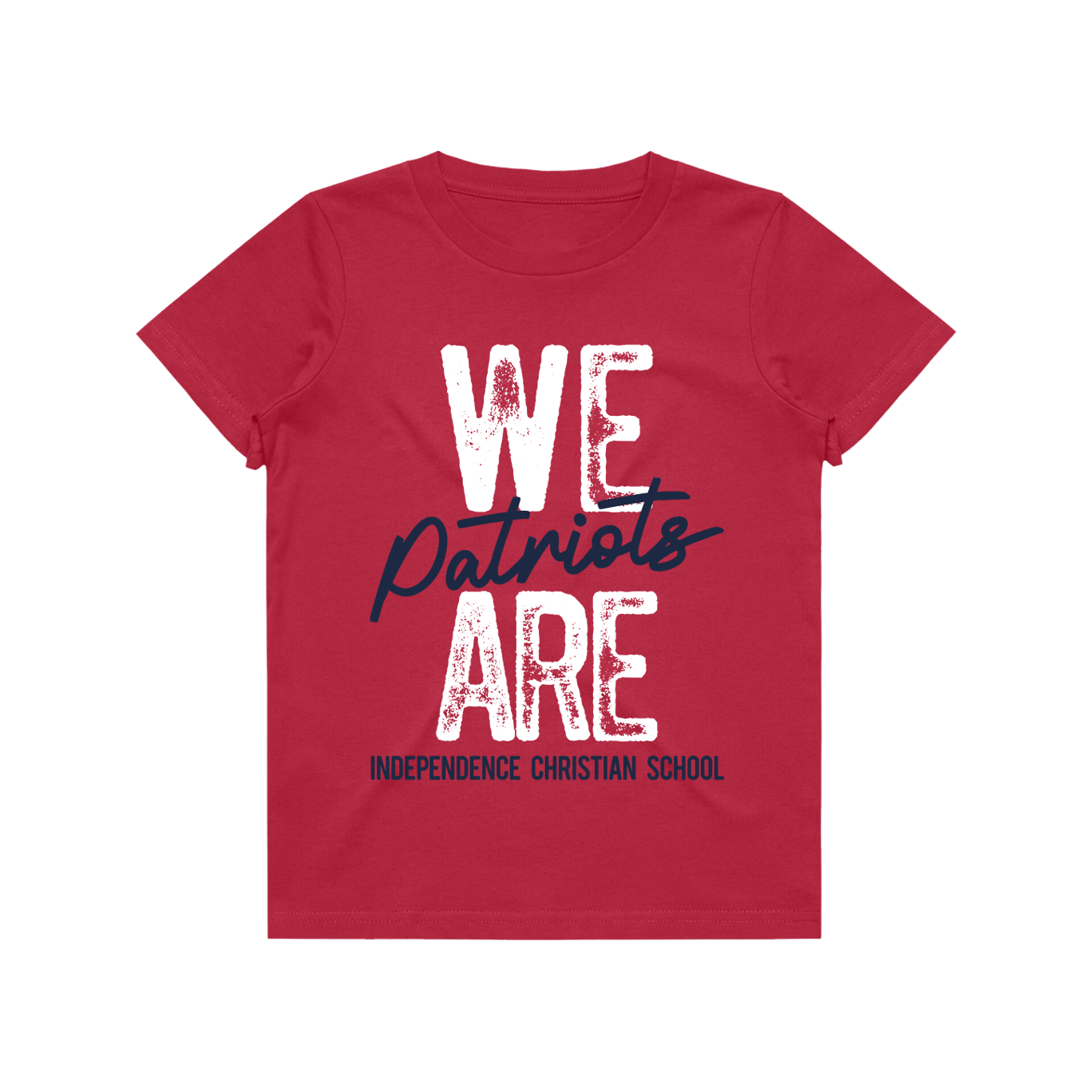 WE ARE Patriots, Youth Red Tee ITS40-8048Xb