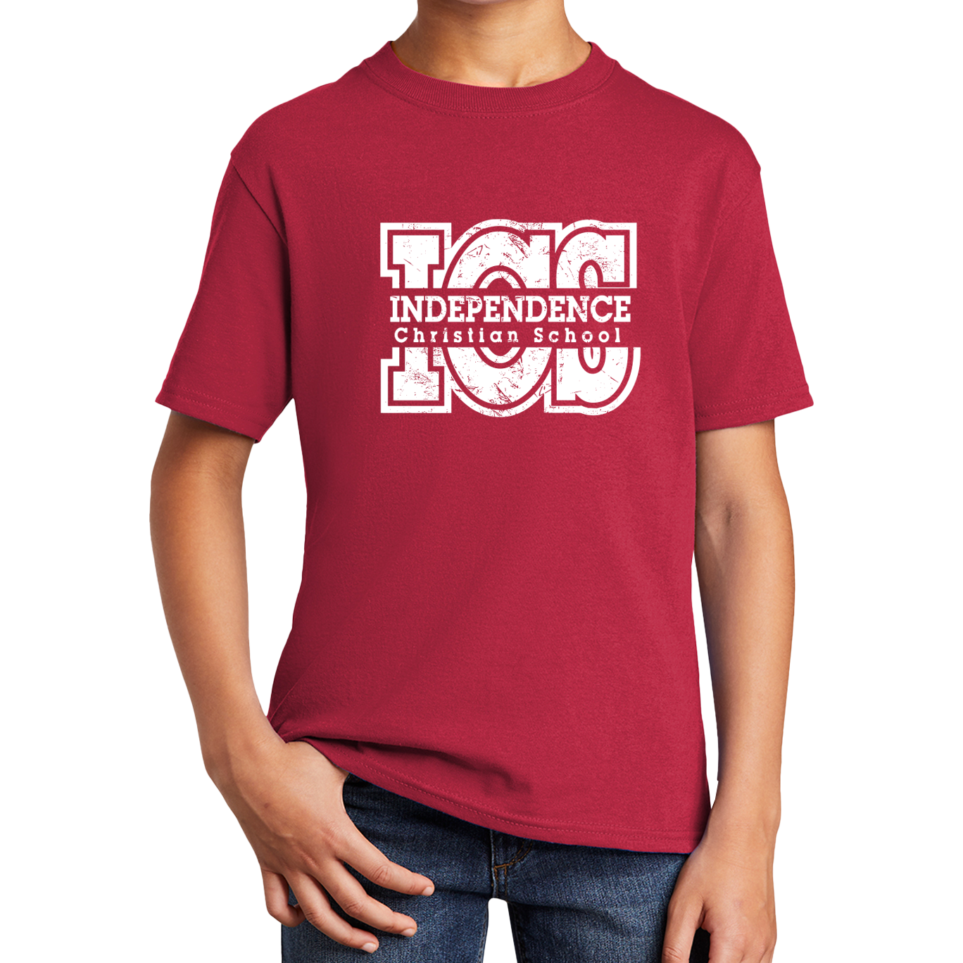 ICS SPIRIT! Adult Red Tee ITS40-8053Xa